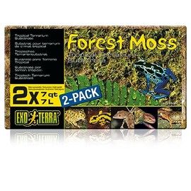 Exo Terra Forest Plume Moss, 7 Quarts, 2-Pack