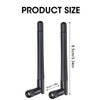 2PCS SMA WiFi Antenna, 2.4GHz & 5GHz 5.8GHz 3dBi Wifi