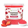 Tea Zone [7 Pounds] Strawberry Popping Pearls for Boba Tea