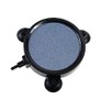 AQUANEAT 4 Inch Air Stone with Shell and Suction Cups Disc Bubble Diffuser for Pond Aquarium Fish Tank