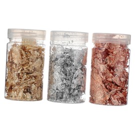 SHOWERORO Jars of Nail Art Sequins Metallic Foil Flakes for Fashion Nail Decoration and Creative Crafts