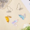 CHGCRAFT 24PCS Butterfly Charm Pendant Rack Plating Alloy Pendants Charms
