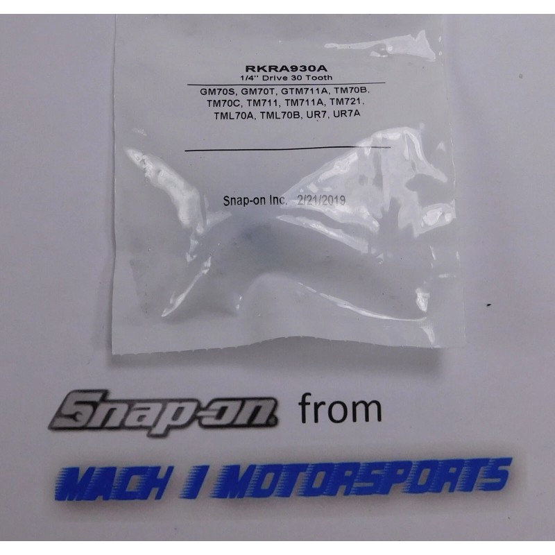 Snap-on Snap On Tools 1/4" Drive Ratchet Repair Kit 30