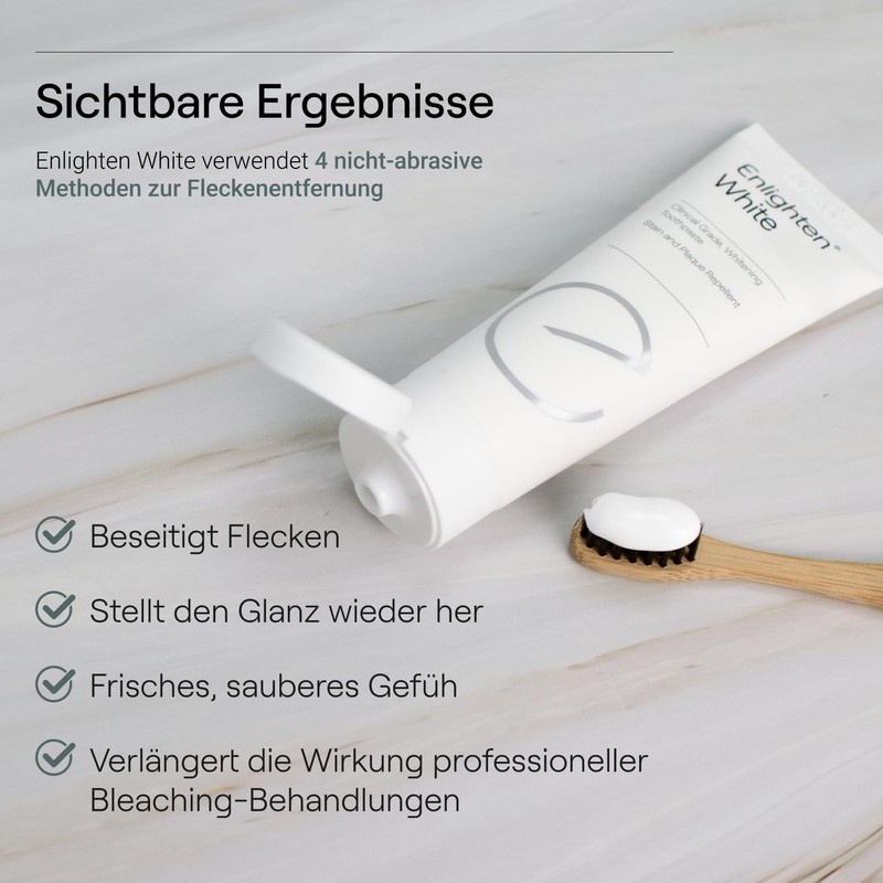 Enlighten Duo Care - Whitening Toothpaste and Repairing Toothpaste Care