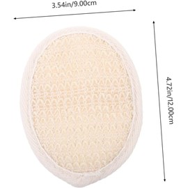 Esponja Exfoliante Corporal KAILIKETIY 52137Z01DS de Lufa Beige 10 Piezas