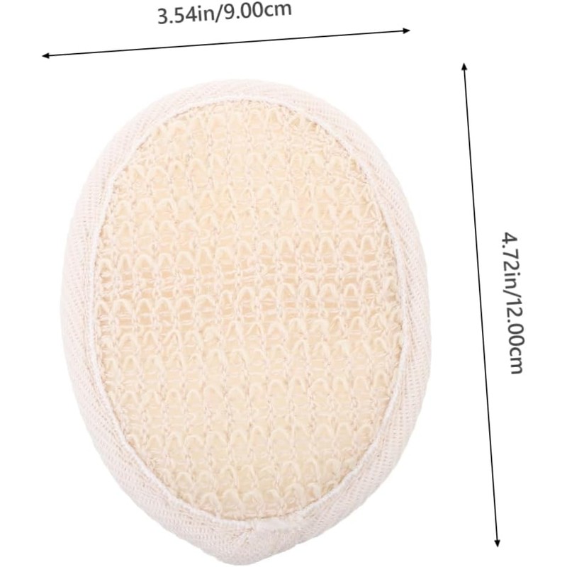 Esponja Exfoliante Corporal KAILIKETIY 52137Z01DS de Lufa Beige 10 Piezas