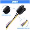 aikoolwer Automotive Relay Switch Harness Kit 24V 40A SPDT 5