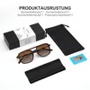 wearPro Sunglasses Women's Polarised Men's UV400 Unisex Sunglasses Trendy Rectangular
