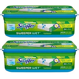 Swiffer Sweeper Wet Mopping Cloth Refill - Open Window Fresh - 24 wet cloths - 2 pk