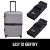 Gorilla Grip Heavy Duty 2 Pack Adjustable Luggage Straps for