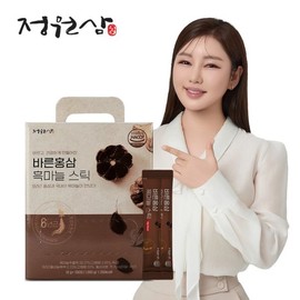 Jeongwonsam 정원삼 바른홍삼 흑마늘 스틱 (10g x 100포) Jeongwon Sam Barun Hongsam Heukmaneul Stick (10g x 100 pouches)
