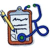 Unbranded Patch Medical Charting Stethoscope - Nurse Doctor Chart RN