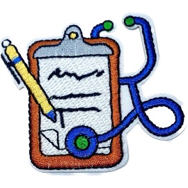 Unbranded Patch Medical Charting Stethoscope - Nurse Doctor Chart RN MD NP Hospital