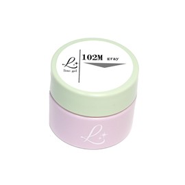 Linogel Renogel, Color Gel, Made in Japan, Cosmetics Registration, Gel Nail, Matte Color, 0.2 oz (5 g), Compatible with LED/UV Light, 102 M Gray, Professional Nail, Single Item, Gray