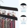 Ruaizel 2Pcs Tie Rack & Belt Hanger, Tie Rack with