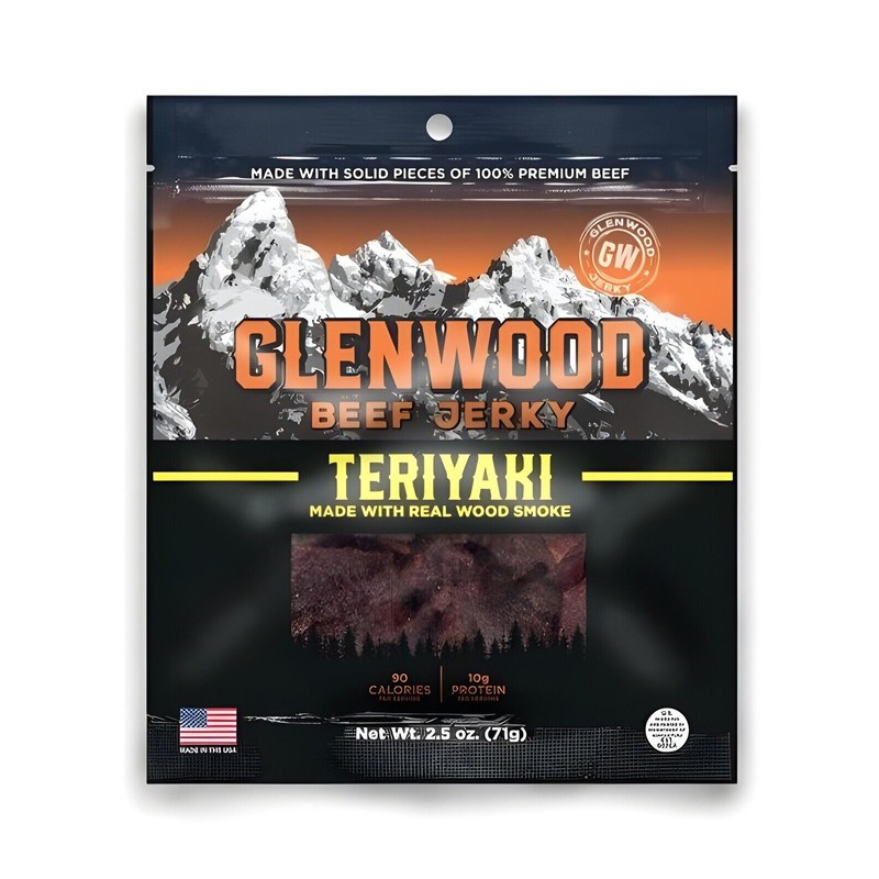 GLENWOOD TERIYAKI BEEF JERKEY
