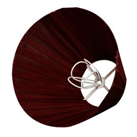 Royal Designs CS-1012-6MA Clip On Organza Empire Chandelier Lamp Shade, 3" x 6" x 4.5", Maroon