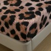 SDY 4PCS Cheetah Print Sheets,Leopard Sheets Set Twin for Kids