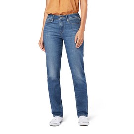 Levi Strauss Signature Gold Women's Modern Straight Jeans (Available in Plus Size), Mystic Waters, 6
