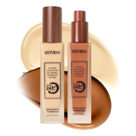 Artmiss Base De Maquillaje 24h Hidratante Suave Natural Tono Beige color 3