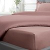 Sleepdown 100% Cotton Sateen Soft Cozy 25cm Deep Fitted Sheet
