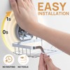 LEVERLOC Soap Dish, Soap Bar Holder for Shower Suction Cup