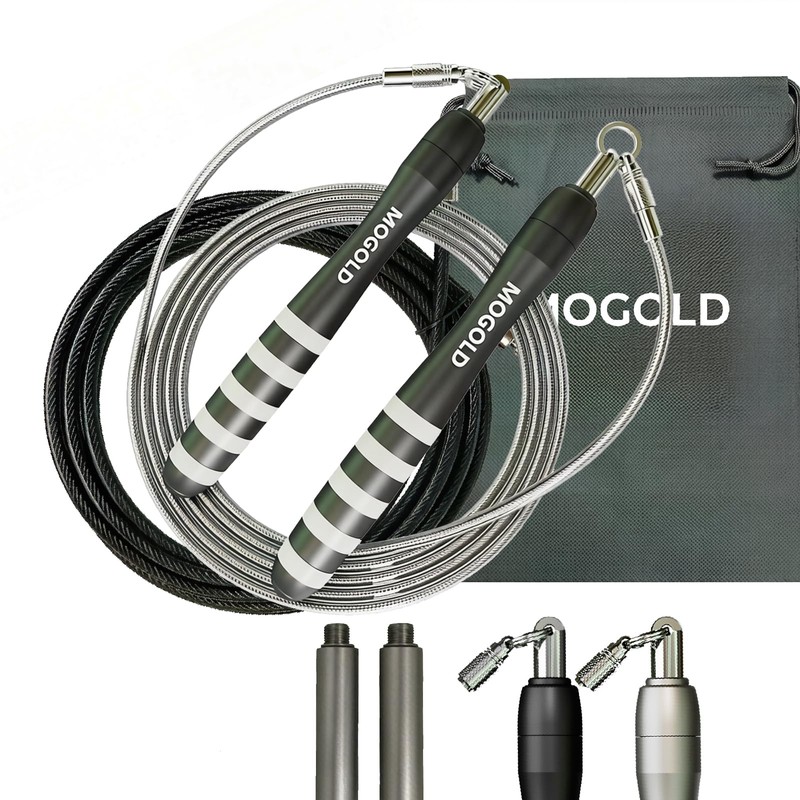 DIY Adjustable Weight Jump Rope (0.4LB /1/2LB/0.7LB /0.8LB) Interchangeable 2mm