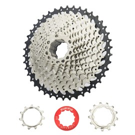 CYSKY 11 Speed Cassette 11-42T Cassette Fit for Mountain Bike, Road Bicycle, MTB, BMX, Sram Sunrace Shimano ultegra xt (Light Weight) (11-42T)