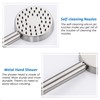 G-Promise Solid Metal Brushed Nickel Handheld Shower Head With Extra