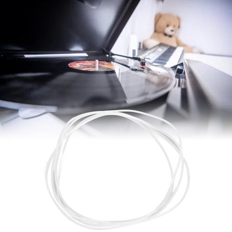 Turntable Belt Professional Replacement Transparent Record Player Rubber Belt for