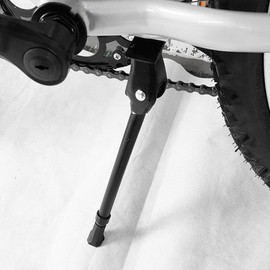 TekBox Komodo Heavy Duty Bike Bicycle Mountain Bike Adjustable Kick Stand with Rubber Foot (Black)
