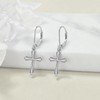 ONEFINITY Cross Earrings for Women Sterling Silver Cross Earring Cross