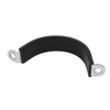 sourcingmap 45mm EPDM Rubber Lined U Shaped Saddle Clamp Tube