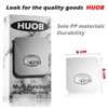 6pcs Adhesive Toothbrush Holder Wall Mounted, Multi-Function Storage Hook, Transparent