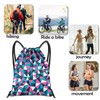 BHAHB Drawstring Backpack for String Bag Waterproof Cute Sports Beach