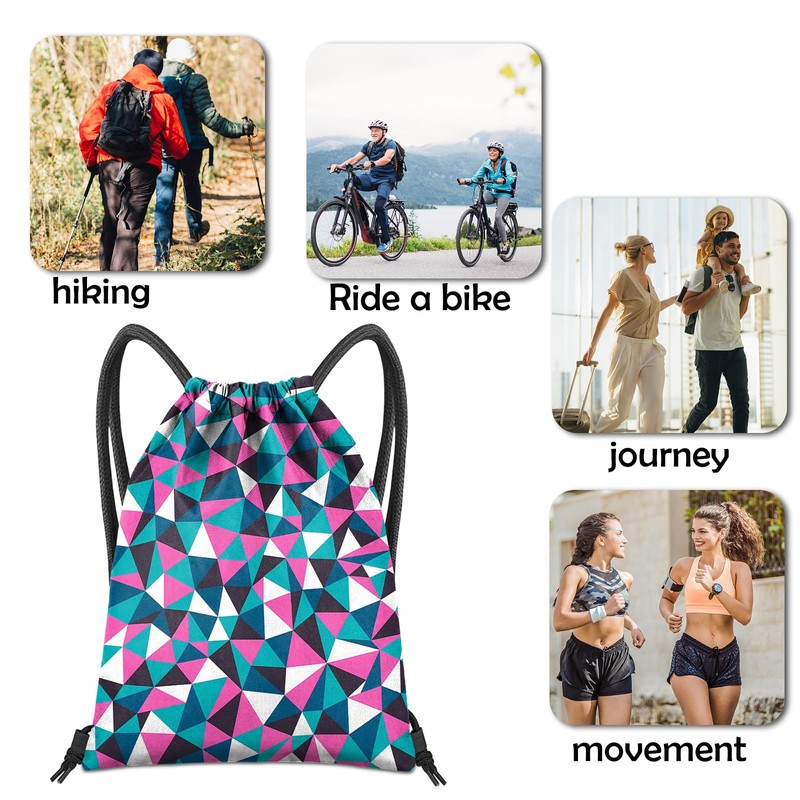 BHAHB Drawstring Backpack for String Bag Waterproof Cute Sports Beach