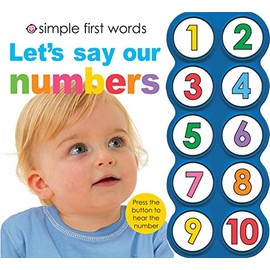 Simple First Words Let's Say Our Numbers