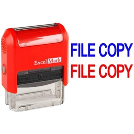 ExcelMark Self-Inking Rubber Office Stamp - File Copy