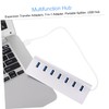 Operitacx Port USB Hub Dock Multifunctional USB Hub with Tilt