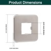 BathAce Shower Arm Flange, Stainless Steel Replacement Wall Split Flange/Escutcheon