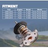 MITZONE Engine Coolant Thermostat 192.2℉ 203℉ Compatible with 2008 2009