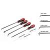 Suuonee O ring Hook 9pcs/Set Precision Pick Hook Set O