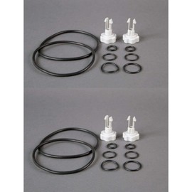 Intex 25003 1500 gal and Below Filter Pump Replacement Seals Pack Parts (2 Pack)