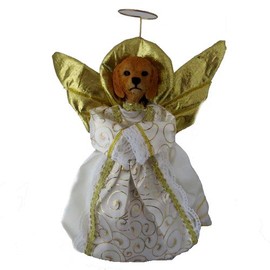 Animal Den Goldendoodle Angel Christmas Tree Topper