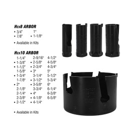 Spyder 4-3/4-Inch Diameter Carbide Tipped Hole Saw, for Fiber Cement Board, Wood, PVC, Plastic, Concrete Block, Ceramic Tile, and More (600047CF)