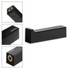 Keuco Metal Robe Hook, Matt Black, Square, Bathroom or Sauna,