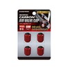 HasePro CAV-1R Magical Carbon Air Valve Cap, Pack of 4