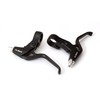 Clarks Cycle Systems CLK-2B V-Brake Alloy Brake Levers, Full Black,