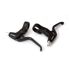 Clarks Cycle Systems CLK-2B V-Brake Alloy Brake Levers, Full Black, Pair