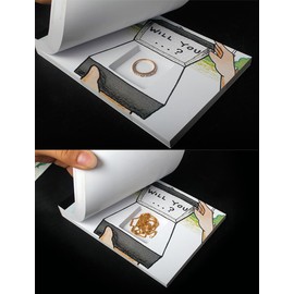 Comic Book Ring Box - Unique Proposal Ring Box, Perfect for Engagement, Anniversary, Valentine's Day, Birthday, Christmas, or Special Occasions - Dog